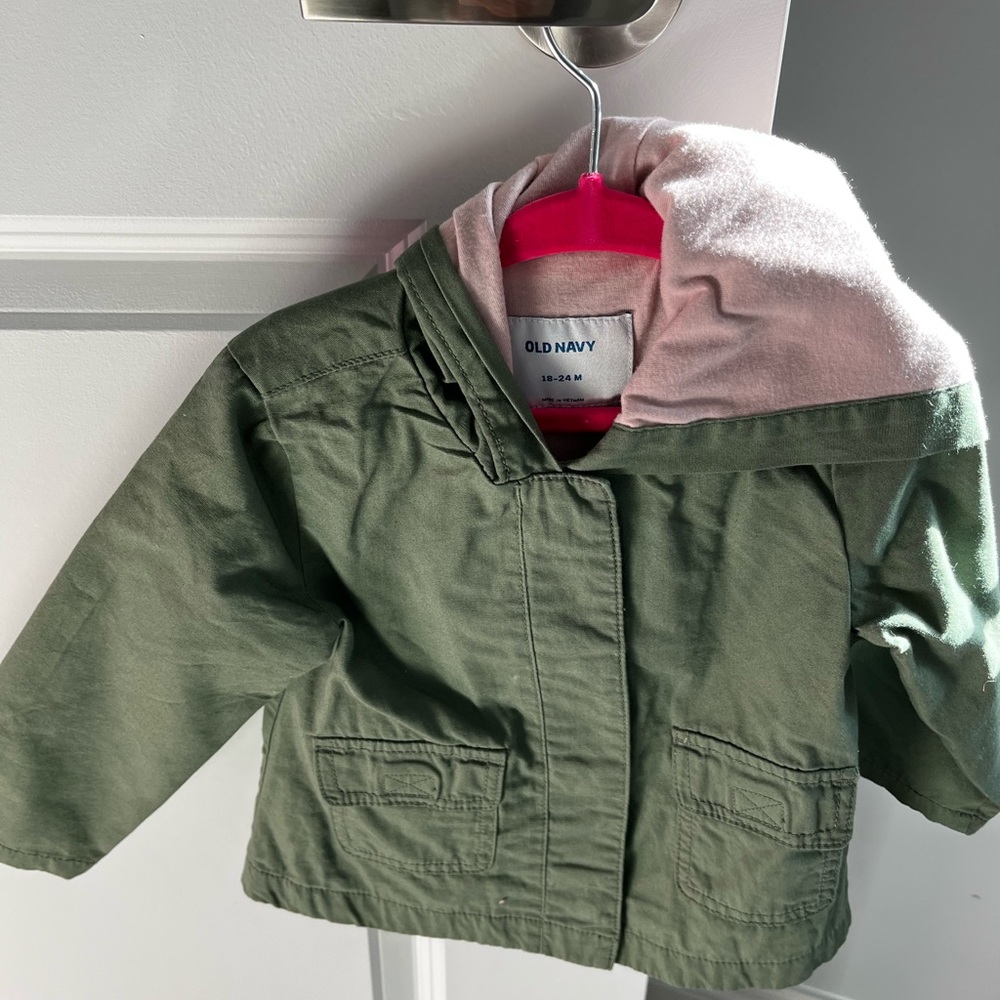 Old navy girls spring coat 18-24